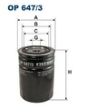 Filtron Op647/3 Ölfilter Filter