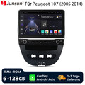 10.1"Android13 Autoradio Carplay Für Peugeot 107 05-2014 GPS BT DAB+ WiFi 6+128G