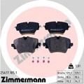 ZIMMERMANN 25617.185.1 Bremsbelagsatz, Scheibenbremse für BMW,BMW (BRILLIANCE),M