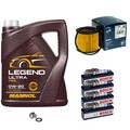 BOSCH Ölfilter 5L MANNOL 0W-20 Legend Ultra für Toyota Yaris 1.5 Prius PHV 1.8