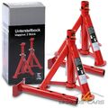 ENVA 2x UNTERSTELLBOCK 2T 2000kg KLAPPBAR VERSTELLBAR AUTO PKW ABSTELLBÖCKE 