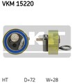 Spannrolle Zahnriemen SKF VKM 15220 für SIGNUM OPEL Z03 Z02 CC 72mm VECTRA CDTI