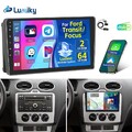 DAB+ Android 15 Autoradio Für Ford Transit Bus S-Max Focus Kuga Fusion GPS 4+64G