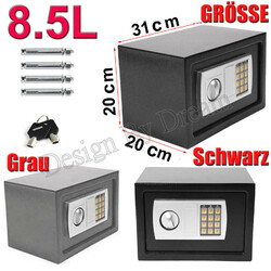 Xmas-Elektronisch Safe Tresor mit Zahlencode+Notschlüssel Geld Möbel Tresor Groß