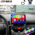 2+32G Android13 GPS Carplay Für Toyota Aygo Citroen C1 Peugeot 107 Autoradio KAM