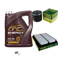 MANN Inspektionspaket 5 L MANNOL Energy 5W-30 für KIA Sorento I 3.5 V6 4WD 2.4