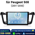 Für Peugeot 508 2011-2018 Android 2+64GB Autoradio Carplay GPS Navi DAB+ BT