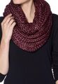 sheego Loopschal in grobem Strick Bordeaux Neu OVP 29,99€