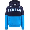 Kappa Unisex Sweatshirt Heroes Hood Italia Fig