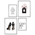 Bilder-Set BEAUTY BHT 30x40x1.60 cm bunt
