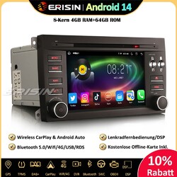 DAB+ Android 14 Autoradio GPS CarPlay DVD OBD2 Wifi Navi RDS SWC Porsche Cayenne