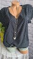 Shirt Bluse Tom Tailor Tunika blau Kurzarm Oberteil Damen bis Gr. 46 (1 633)