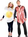 Neu Herren Damen Speck und Ei Frühstück Freunde Paar lustig Kostüm