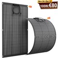 100W Flexibel Solarmodul Solarpanel Mono für Wohnmobil Balkon Tragbare kraftwerk