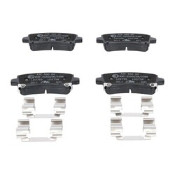 1x Ceramic Bremsbelagsatz, Scheibenbremse ATE 13.0470-2755.2 für OPEL SAAB