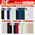 für iPhone 15 | 15 Pro | 15 Pro Max Backcover Akkudeckel Rückseite Glas Big Hole