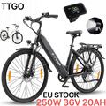 NEW 28 Zoll Elektrofahrrad,250W City e-bike 36V 20A 25km/h Pedelec E-MTB TTGO