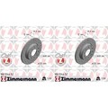 2x ZIMMERMANN SPORT BREMSSCHEIBEN 255mm GELOCHT HINTEN passend für AUDI A4 SEAT 