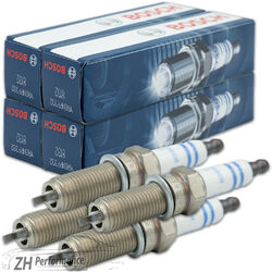4x BOSCH YR6NPP332 Zündkerze 0 242 140 512 entstört Mercedes CLK M GL C E Klasse