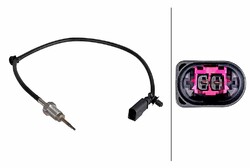 HELLA Sensor, Abgastemperatur Abgasturbolader, Vor u.a. für AUDI, VWDie Nr.1* für Autoteile: Top-Preis-Leistungs-Verhältnis