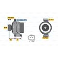 BOSCH Generator Lichtmaschine 150A 14V für Land Rover Defender Pick-up