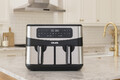 Doppelkammer Heißluftfritteuse Airfryer - 11 Liter (2x je 5,5 Liter) DMS HF-11S