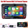 DAB+ Carplay Android 11 Autoradio GPS Für VW Touran GOLF 5 6 Passat Tiguan +Kam