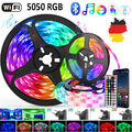 5m-30m RGB LED Stripe Streifen 5050 SMD Lichtband Lichterkette mit Fernbedienung
