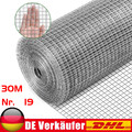122cm x 30m Volierendraht Maschendraht 4-Eck Drahtgitter Drahtzaun Verzinkt DE