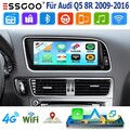 Android 14 8.8" Carplay Autoradio 8-Kern 6+128G GPS DSP Für Audi Q5 8R 2009-2016