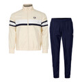 Sergio Tacchini Trainingsanzug Tracksuit Blau/Beige Navy Gr. L XL Board Set