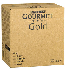 Purina Gourmet Gold Katzenfutter Feine Pastete Katzen Nassfutter 96x85g