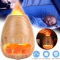 200ml Aroma Diffusor Salz Licht Flamme Luftbefeuchter Ätherische Öle Diffuser DE