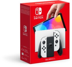NINTENDO Switch OLED Konsole 7 Zoll weiß schwarz B-WARE