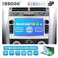 Für Opel Corsa C/D Zafira B Astra G H Android14 Apple Carplay Autoradio 64G KAM