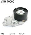 SKF Spannrolle, Zahnriemen  u.a. für CHEVROLET, DAEWOO