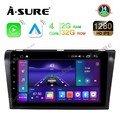 CarPlay 2G+32G Android14 Autoradio Für Mazda 3 2003-2009 GPS NAVI Bluetooth SWC