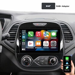 DAB+ Android 15 4+64GB Autoradio Navi Carplay für Renault Captur MK1 2013-2019