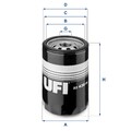 UFI Ölfilter 23.436.00 Anschraubfilter für AUDI SEAT SKODA VW A6 A4 A3 100 80 T5