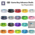Hispeedido Quality USB-C Shell Kits in diversen Farben für Game Boy Advance GBA