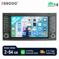 Für VW Touareg Transporter V T5 Multivan 64G Carplay Android 14 Autoradio GPS BT
