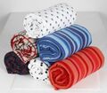 Polar Fleecedecke 130x170cm Wohndecke Sofadecke Kuscheldecke Tagesdecke Decke