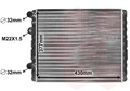 VAN WEZEL Motorkühler Wasserkühler 58002129 für VW AROSA POLO CADDY LUPO SEAT 3