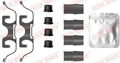 Quick Brake 109-0085 Zubehörsatz, Scheibenbremsbelag für AUDI MERCEDES-BENZ