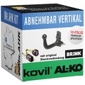 Für VW Passat B5 Kombi 00-05 Kovil ALKO AHK vert. abnehmbar + 13pol spezifisch
