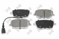 Abakus Bremsbelagsatz, Scheibenbremse 231-01-236 für SEAT SKODA VW
