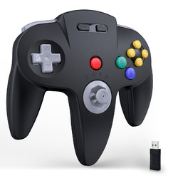2.4 Ghz Wireless N64 Controller for Nintendo 64/ Nintendo Switch (Online) PC Win