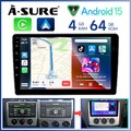 4G+64GB Android 15 Apple CarPlay Autoradio Für Ford Focus Transit MK7 S-Max GPS