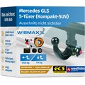 ANHÄNGERKUPPLUNG für Mercedes GLS 16-19 abnehmbar WESTFALIA +13pol E-Satz ABE