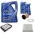 FEBI BILSTEIN Inspektionspaket 7L MANNOL Classic 10W-40 für Citroën C-Crosser